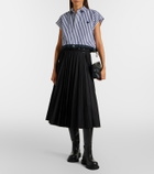 Sacai Striped poplin shirt
