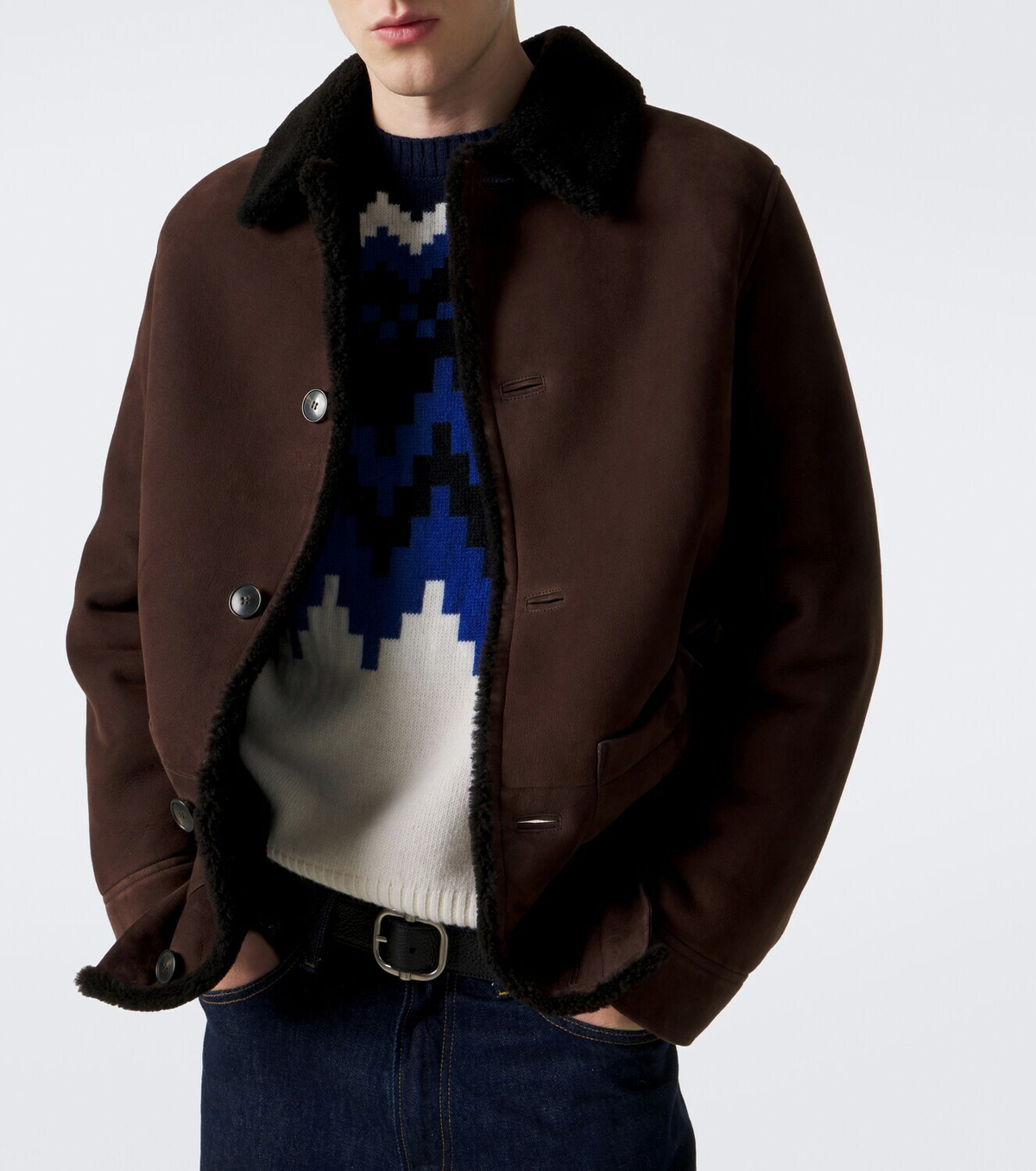 Canada Goose Eri intarsia wool and alpaca sweater