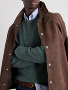 A.P.C. - Edmond Logo-Intarsia Wool Sweater - Green