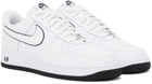 Nike White & Black Air Force 1 '07 Sneakers