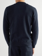 Thom Sweeney - Virgin Wool and Cashmere-Blend Zip-Up Cardigan - Blue