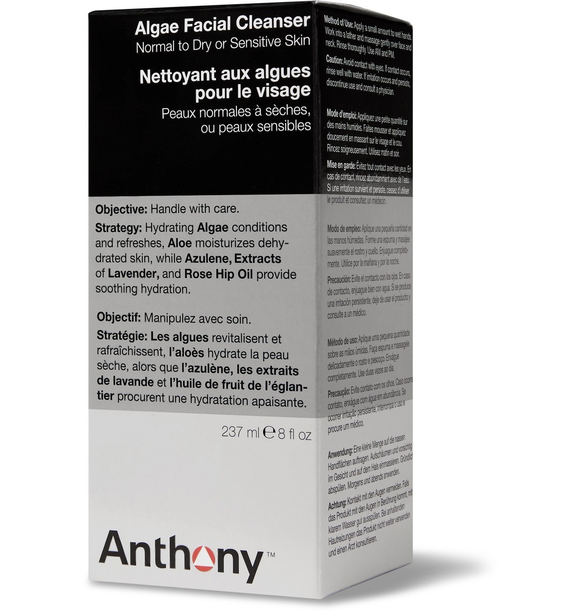 Anthony - Algae Facial Cleanser, 237ml - Colorless