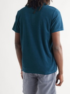 OUTERKNOWN - Hightide Organic Cotton-Blend Terry Polo Shirt - Blue