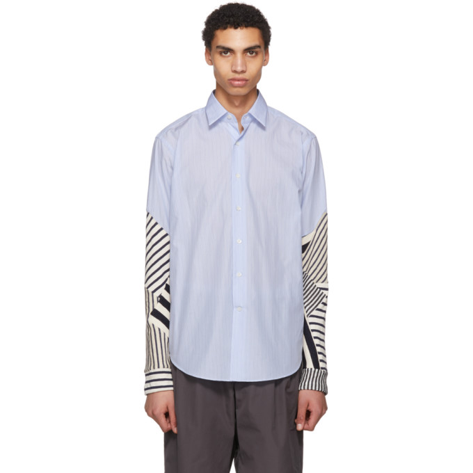 Photo: Loewe Blue Patchwork Shirt