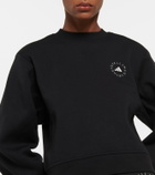 Adidas by Stella McCartney - Logo cotton-blend jersey sweatshirt