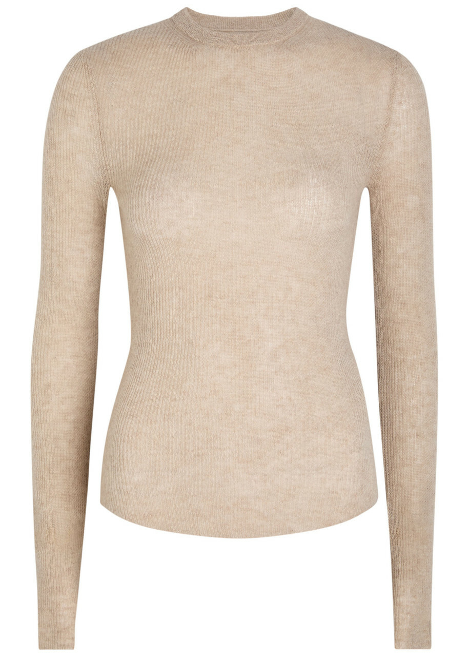 Citizens OF Humanity Alessia Wool and Cashmere-blend top Khaki