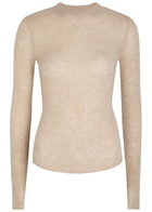 Citizens OF Humanity Alessia Wool and Cashmere-blend top Khaki