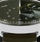 Ressence - Type 1 Slim X Limited Edition Automatic 41.5mm Grade 5 Titanium and Leather Watch - Green