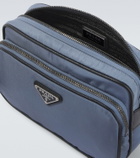 Prada Re-Nylon leather-trimmed shoulder bag