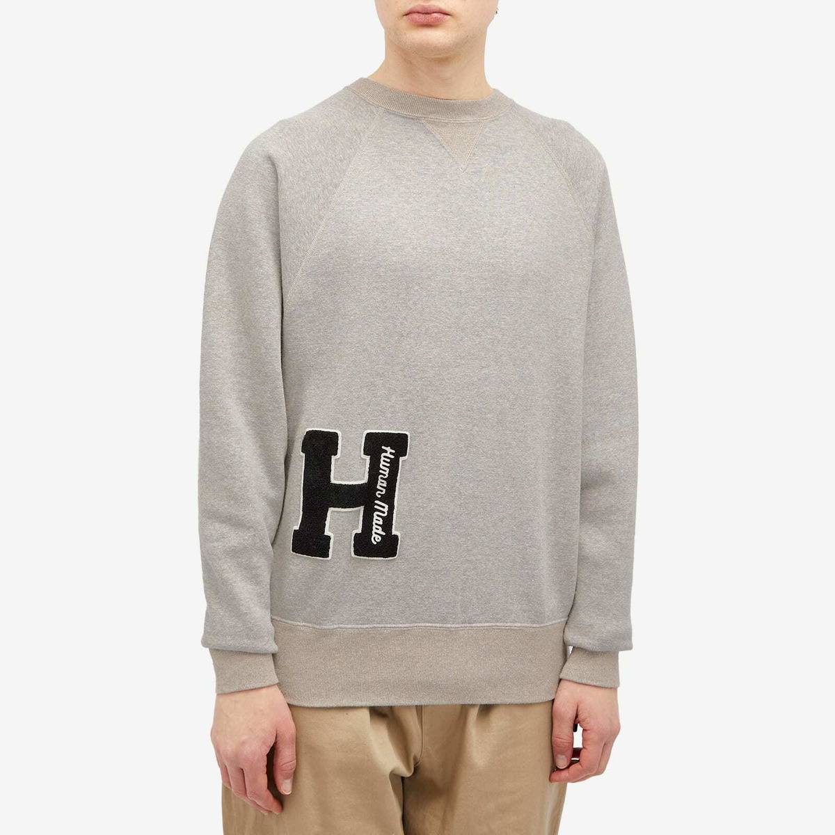 ★韓国の人気★【HUMAN MADE】★Human Made Sweatshirt Gray★ HUMAN MADE HUMAN MADE x MINOR FIGURES TSURIAMI SWEATSHIRT