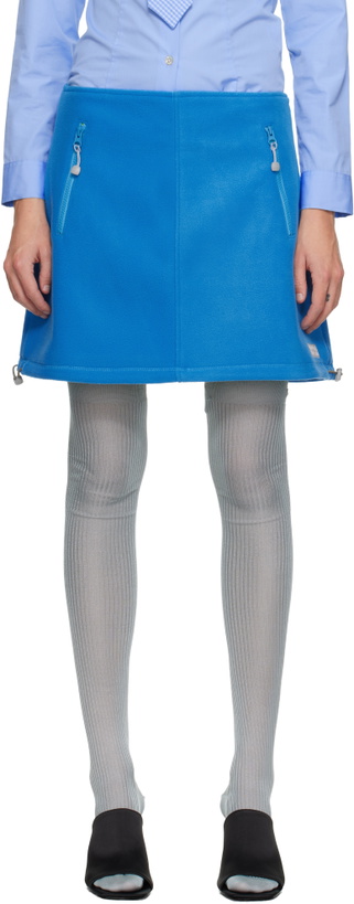 Photo: Sandy Liang Blue Polar Miniskirt