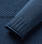 Drake's - Linen and Merino Wool-Blend Sweater - Blue