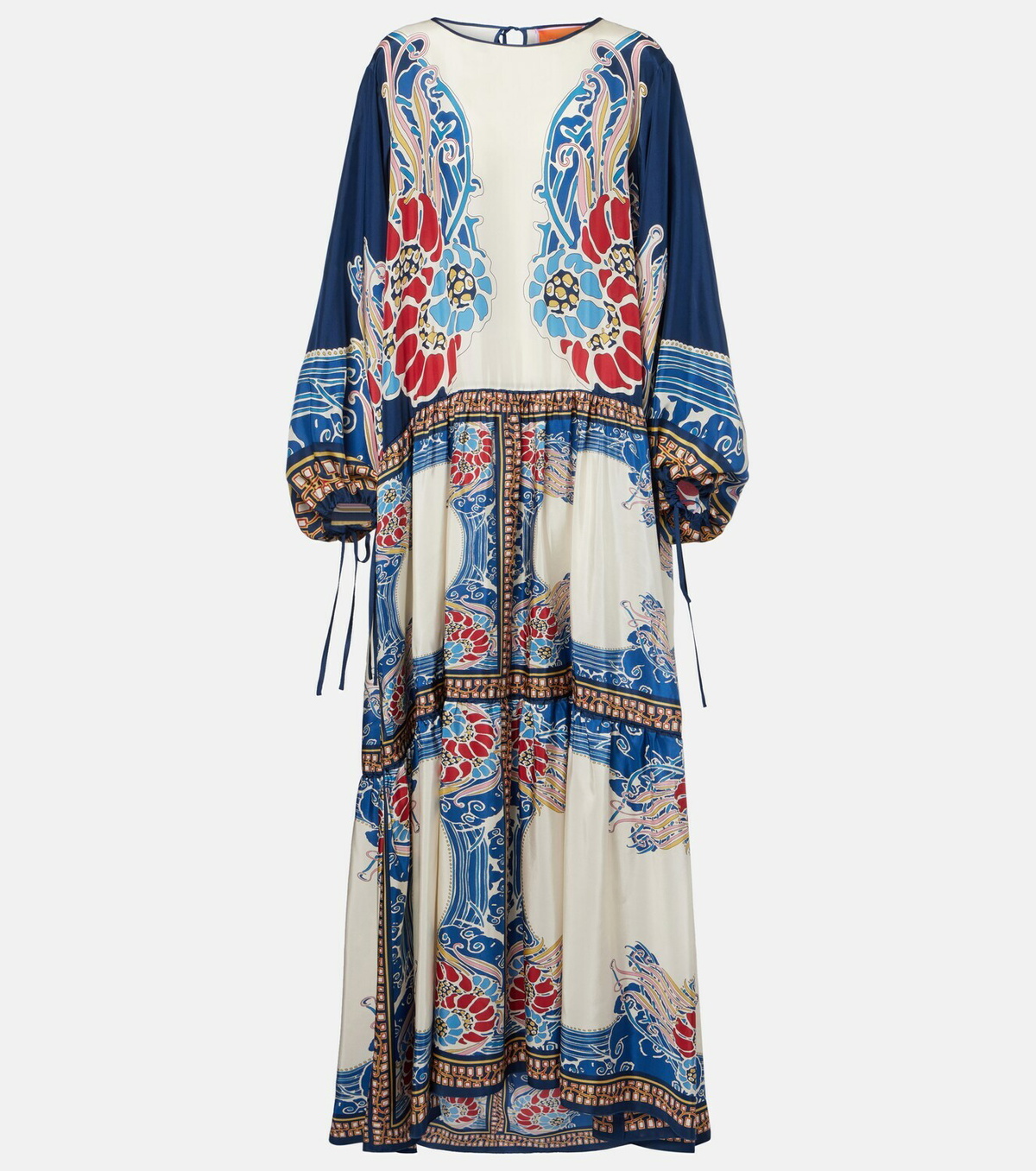 La DoubleJ Vesta printed silk maxi dress