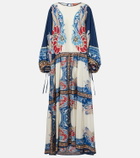 La DoubleJ Vesta printed silk maxi dress