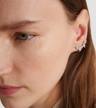 Repossi Serti Sur Vide 18kt white gold single ear cuff with diamonds