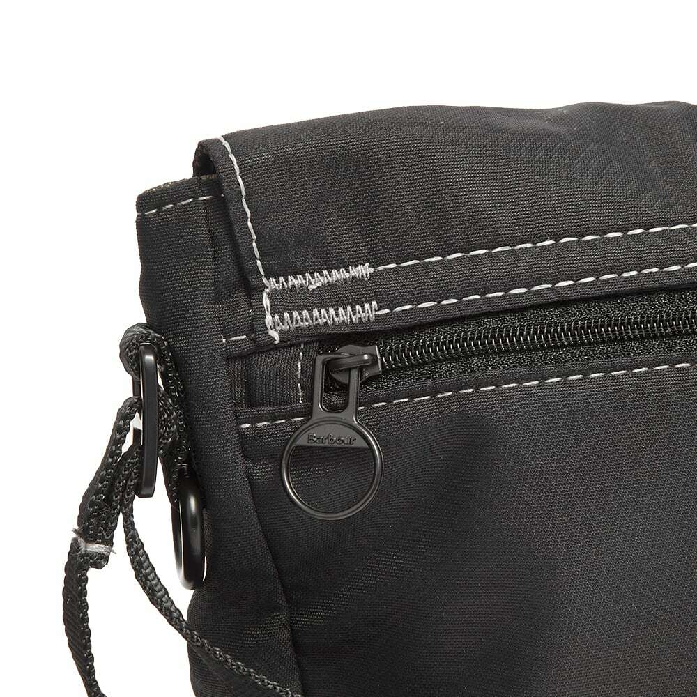 Barbour x and wander Shoulder Pouch in Black Barbour