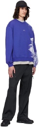 A-COLD-WALL* Blue Brushstroke Sweatshirt