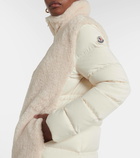 Moncler Oiron faux shearling down jacket