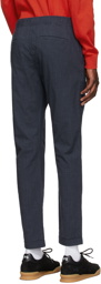 PS by Paul Smith Navy Puppytooth Trousers