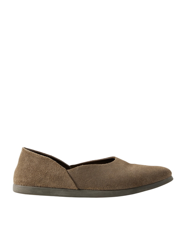 Photo: Stòffa - Suede Slippers - Brown