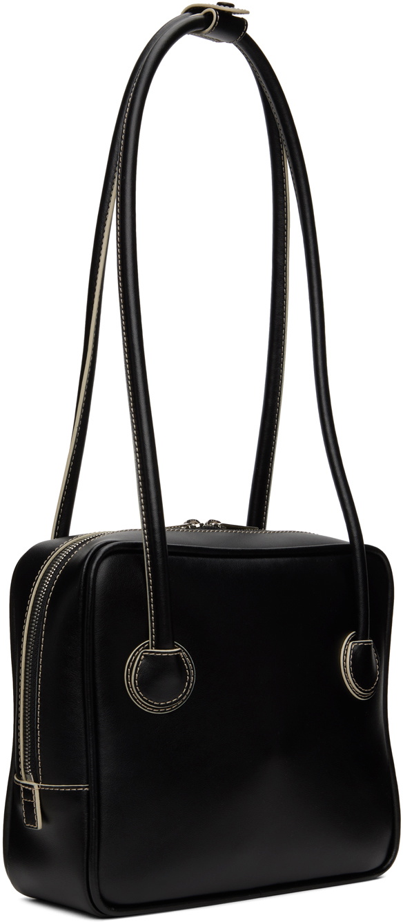 Marge Sherwood Black Piping Shoulder Bag Marge Sherwood