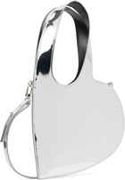 Coperni Silver Mirrored Crossbody Baby Heart Bag