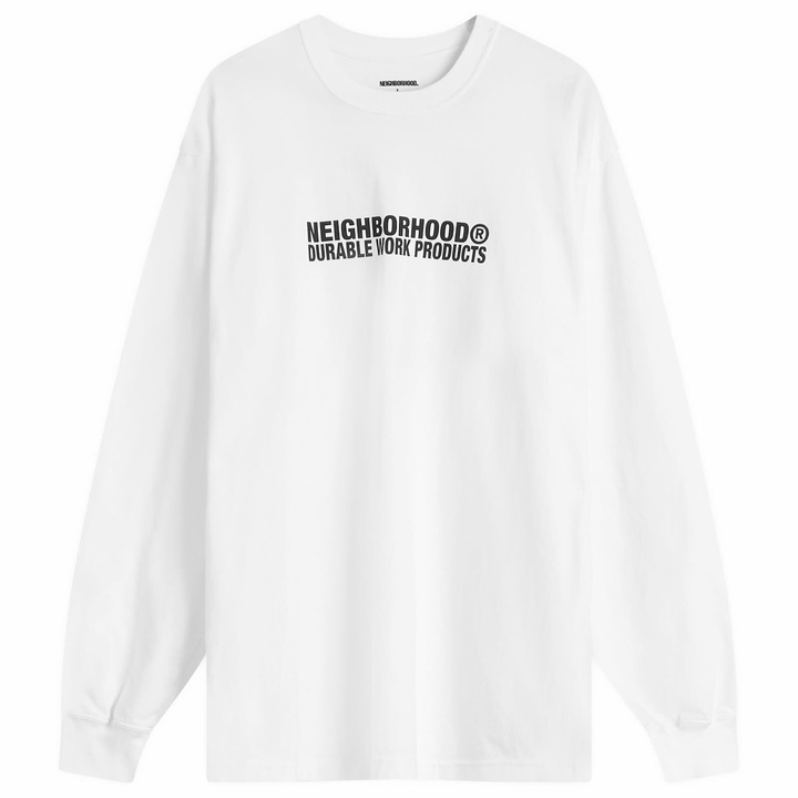 Photo: Neighborhood Men's LS-2 T-Shirt in White