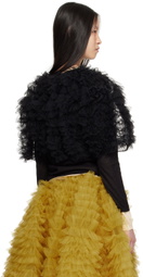 Molly Goddard Black Greta Cardigan
