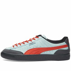 Puma x P.A.M. Clyde Rubber Sneakers in Light Aqua/Warm Earth