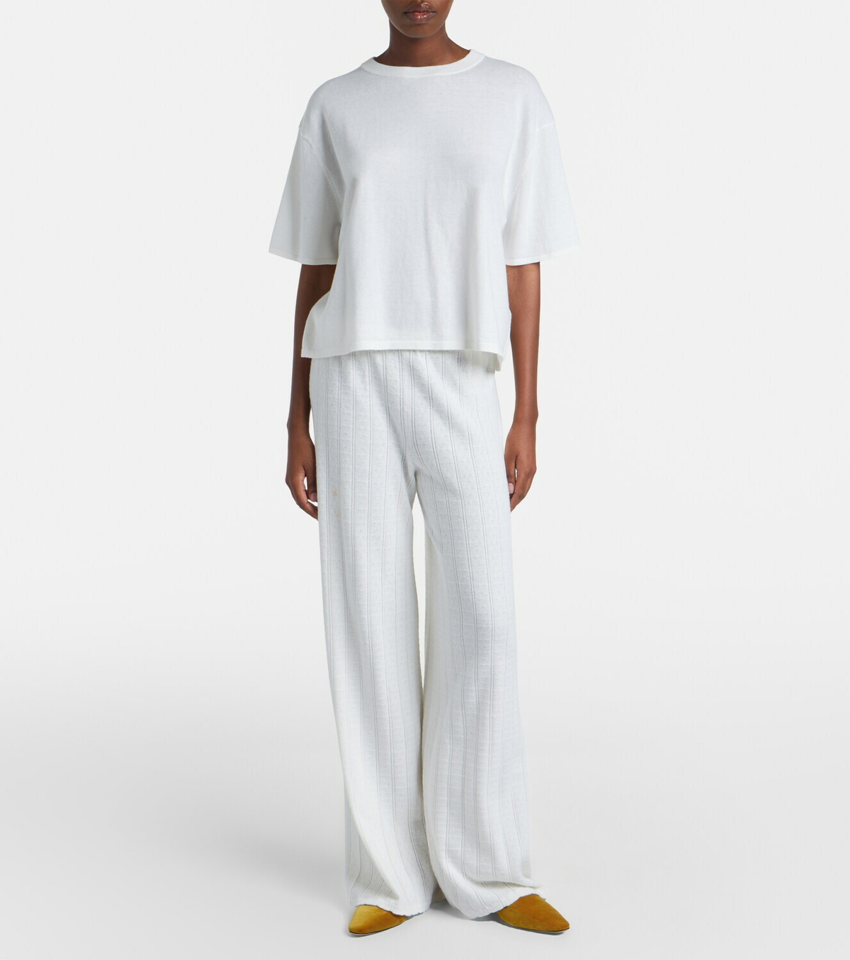 Lisa Yang Rubie cotton and cashmere T-shirt
