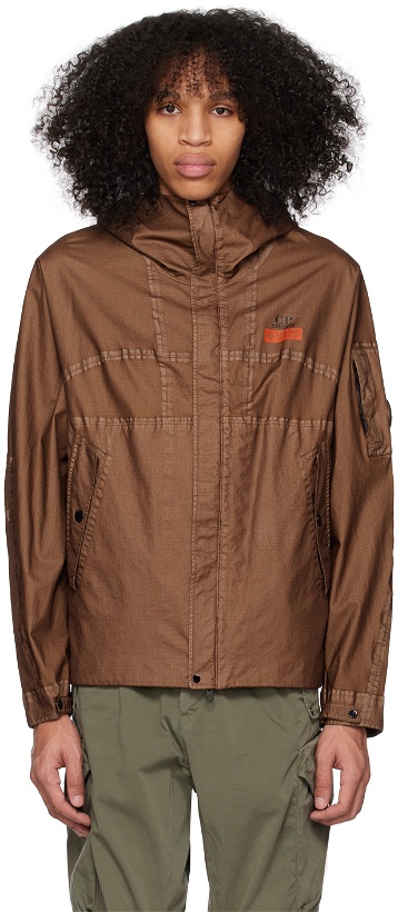 Photo: C.P. Company Brown Gore-G Type Jacket