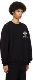 Members of the Rage Black Distressed Sweatshirt