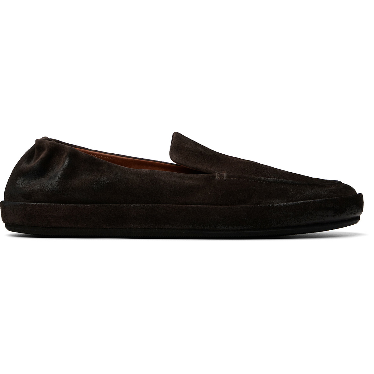 Marsèll Brown Scatopelle Suede Loafers