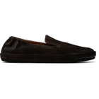 Marsèll Brown Scatopelle Suede Loafers