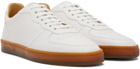 Brunello Cucinelli White Calfskin Sneakers