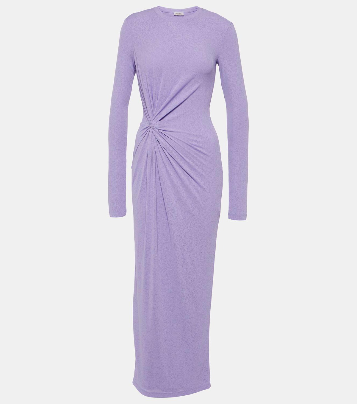 Nanushka Gathered jersey maxi dress