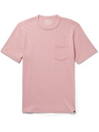 FAHERTY - Sunwashed Organic Cotton-Jersey T-Shirt - Red