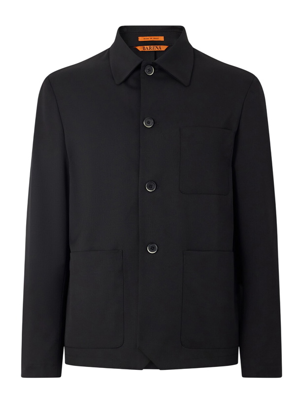 Photo: Barena - Wool-Blend Gabardine Overshirt - Black