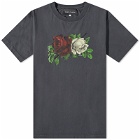Bianca Chandon Men's Roses T-Shirt in Vintage Black