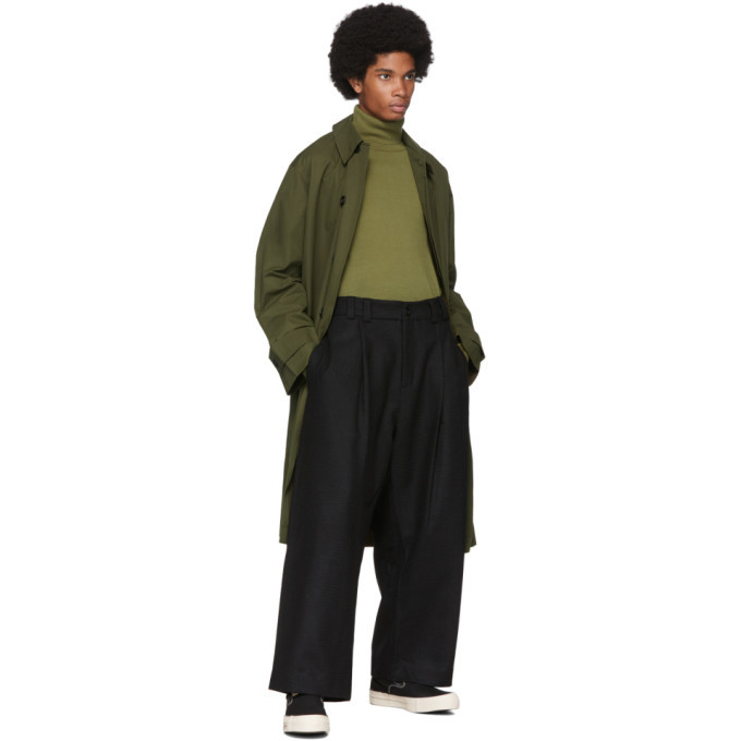 ebisumou　STUDIO NICHOLSON 「BUSHEL」 Studio Nicholson Black Bushel Trousers Studio Nicholson