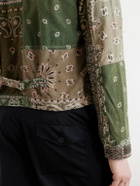 KAPITAL - Reversible Bandana-Print Cotton-Flannel Jacket - Green