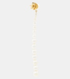 Sophie Bille Brahe Piazza 18kt gold drop earrings with freshwater pearls
