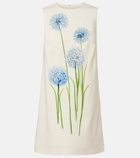 Oscar de la Renta Allium wool-blend minidress