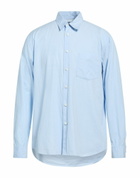 Theory Mens Shirt Sky in Blue