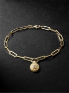 Foundrae - Mini Reverie Crest Gold Diamond Bracelet