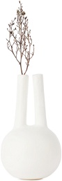 Soft Skills SSENSE Exclusive White Castor/Pollux Vase