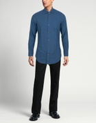Finamore 1925 Mens Shirt in Blue