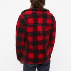 Columbia Men's Winter Pass Printed Fleece in Mountain Red Check