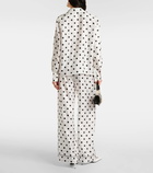 Dolce&Gabbana Polka-dot silk twill shirt