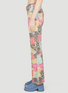 Guess USA Printed Flared Jeans